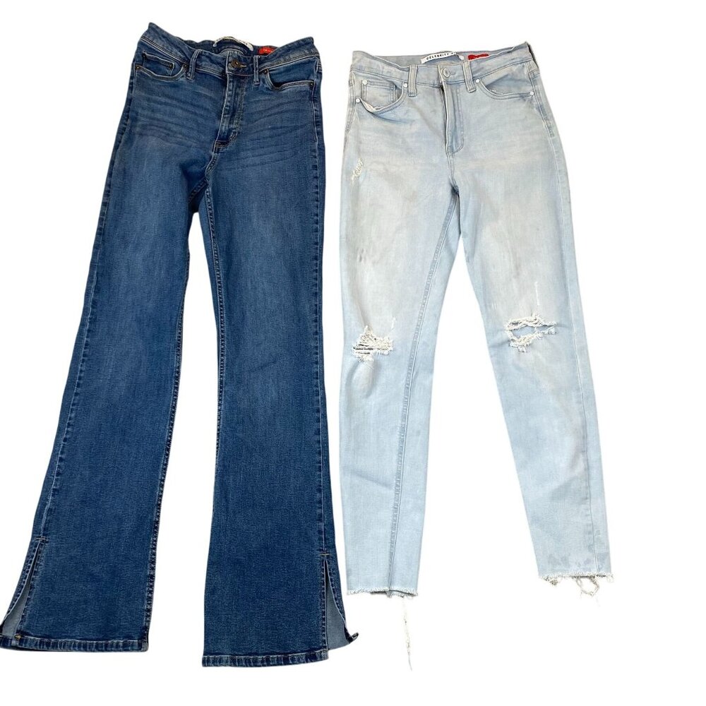 Celebrity Pink Womens Jeans Lot of Two Size 5/27 Blue Denim The Chic & Spice Y2K